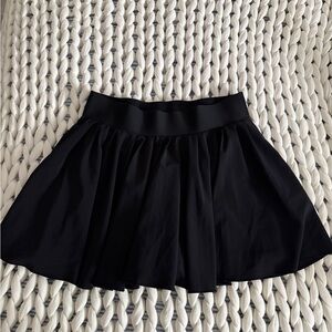 Aritzia Black Tennis Skirt